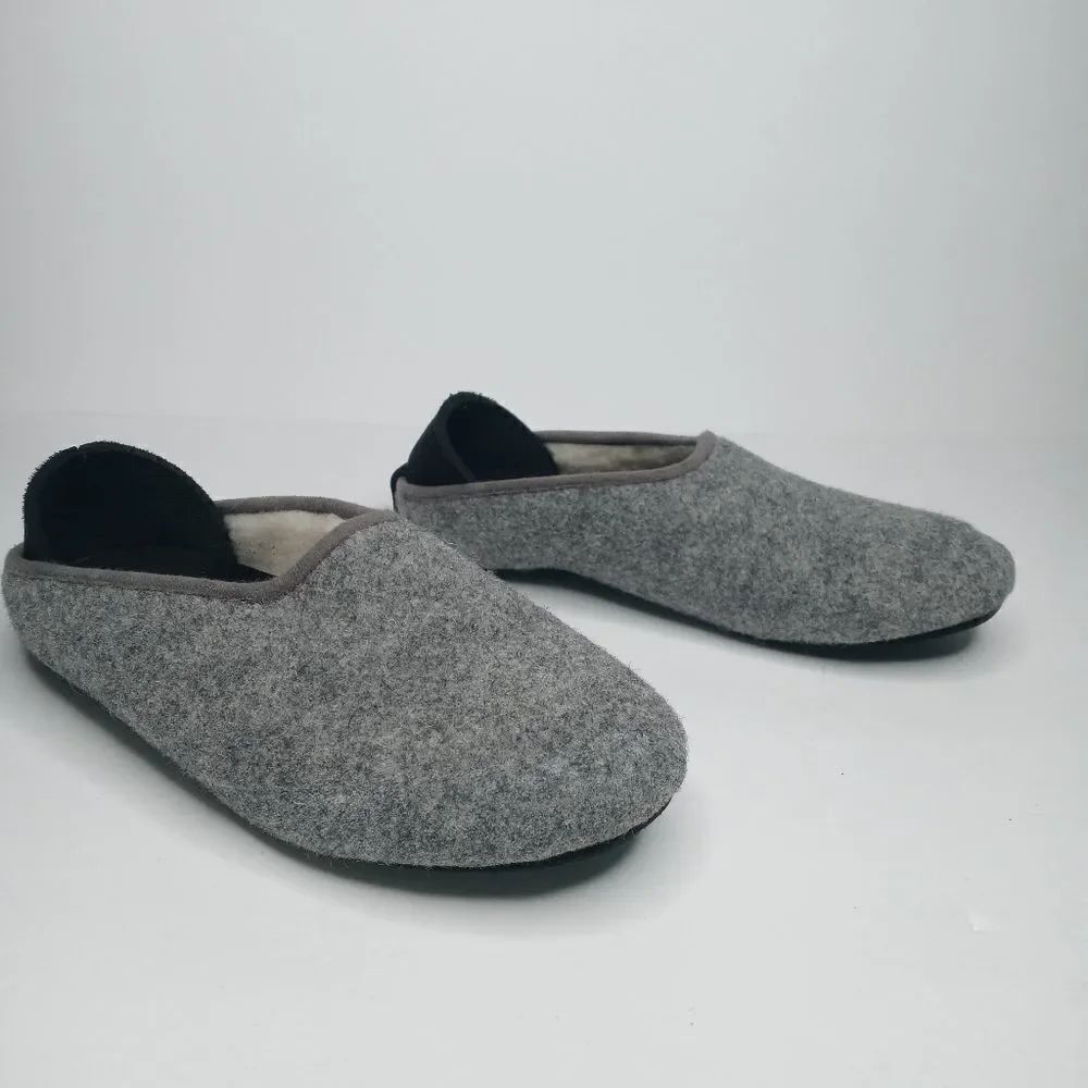 Mahabis Classic Larvik Felt Slippers Size 37